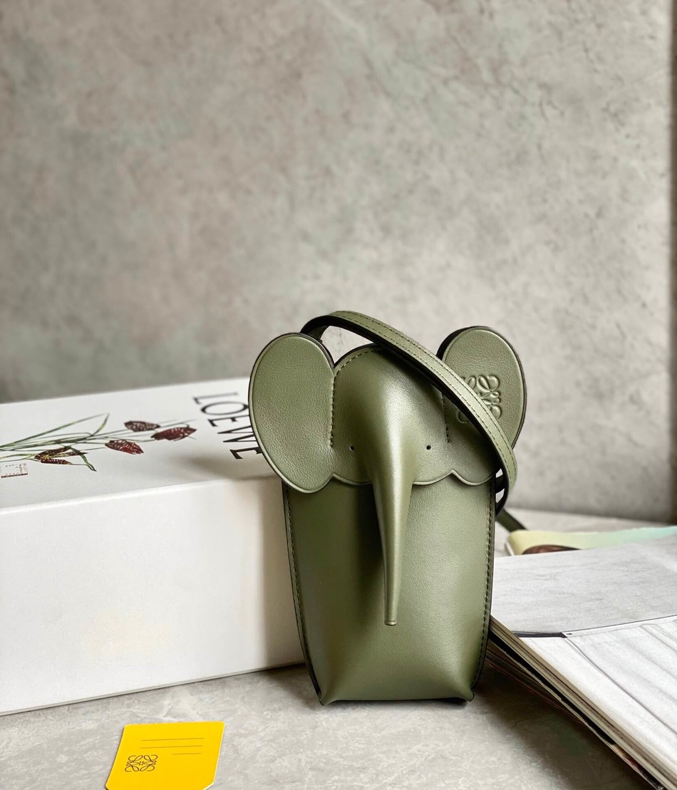 Loewe baby elephant phone bag