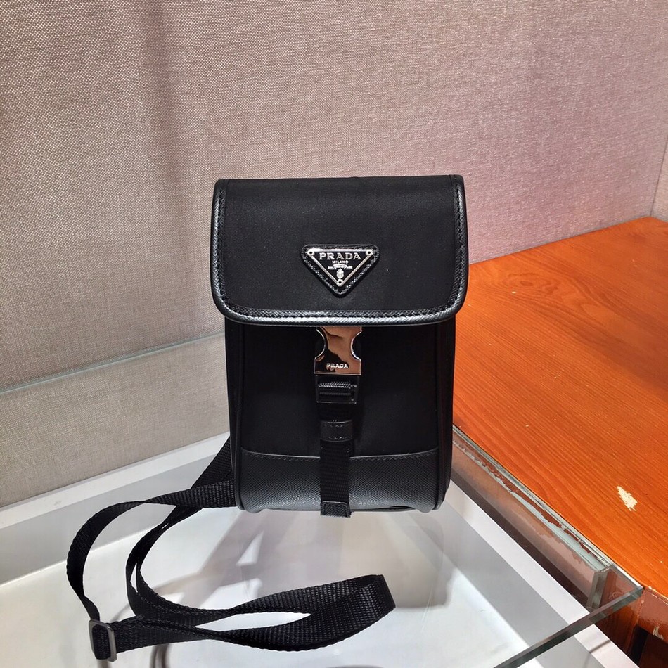 Prada Nylon and Saffiano Leather Smartphone Case