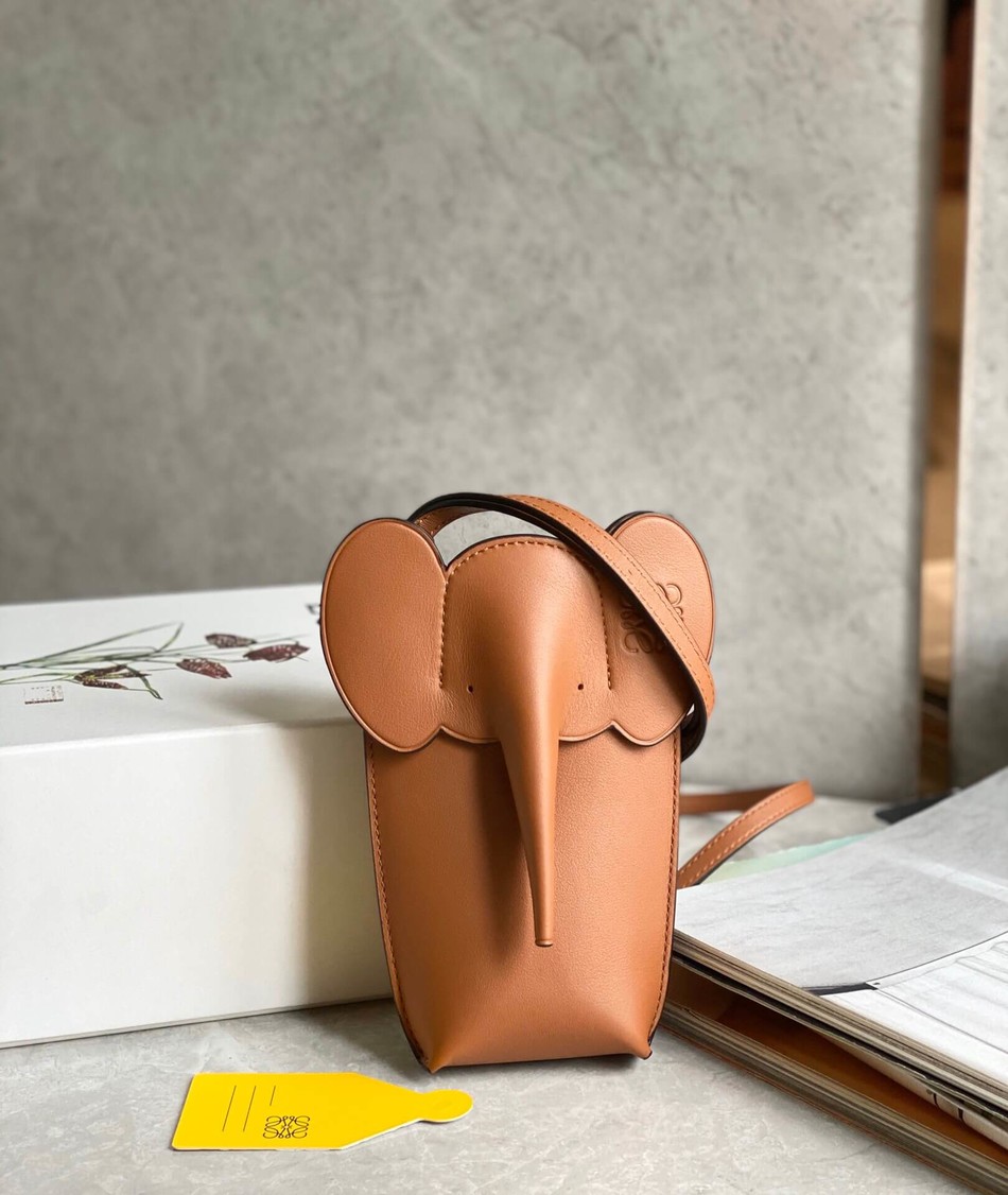 Loewe baby elephant phone bag