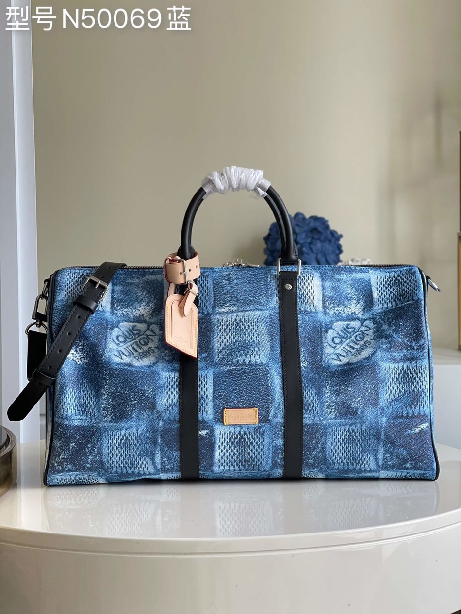 Louis Vuitton Keepall Bandoulière 50 Travel Bag N50059