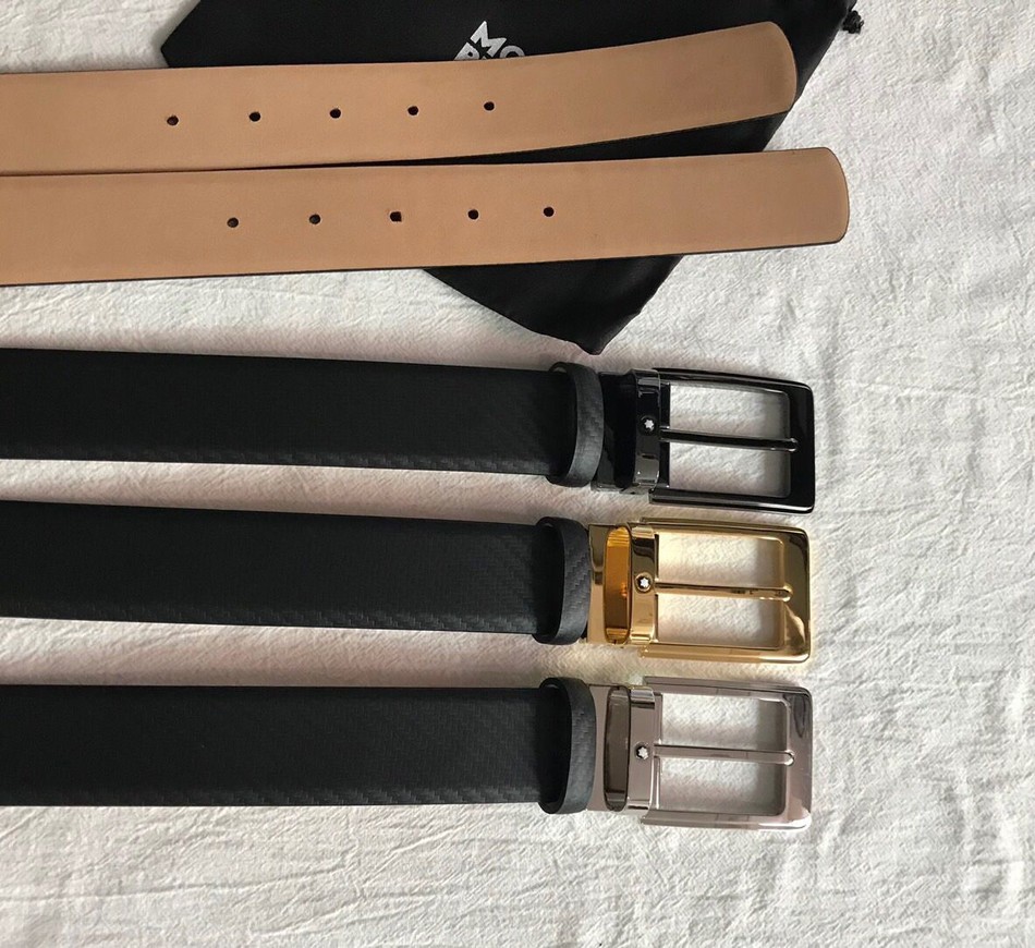 MontBlanc Metal Buckle Men s Belt 3.5cm