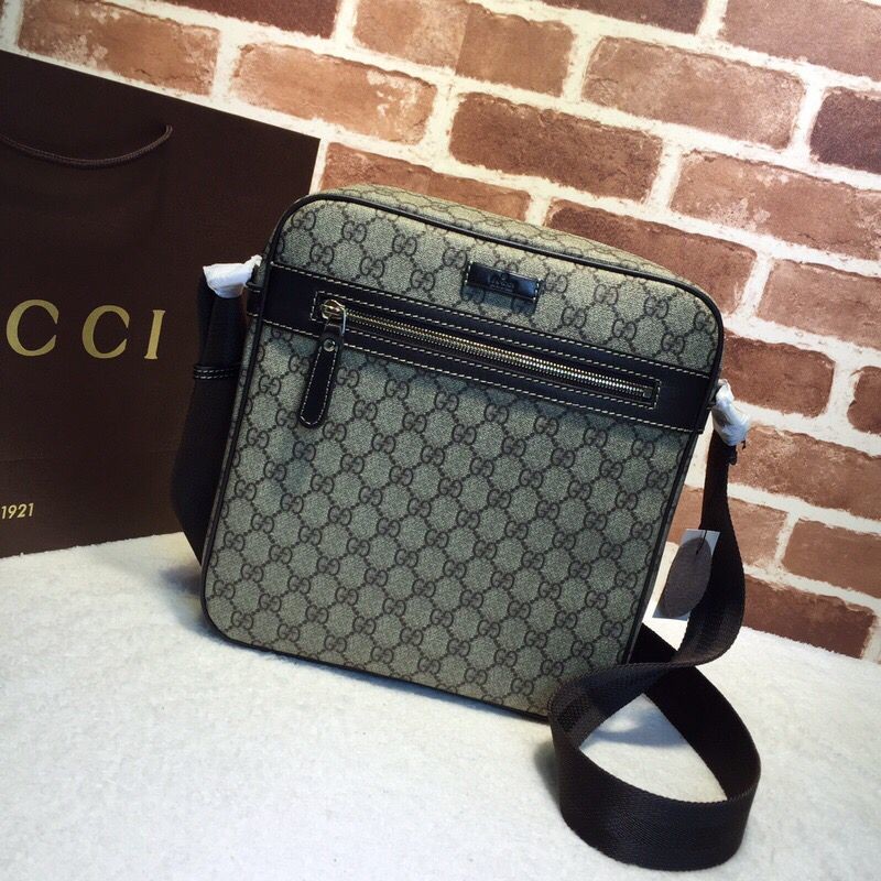 Gucci brown GG shoulder messenger bag 201448