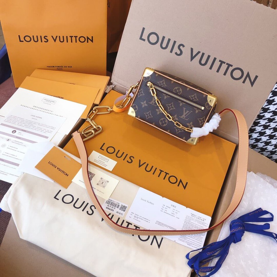 Louis Vuitton Mini Soft Trunk Box Chain Bag M68906