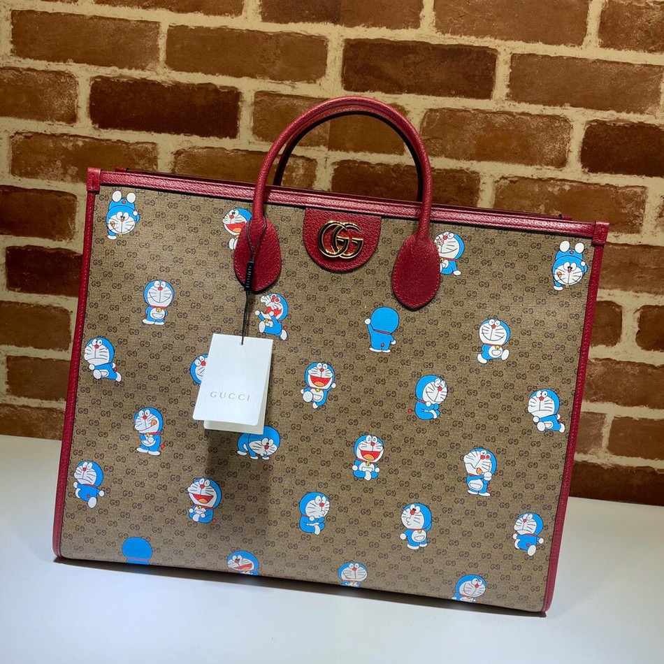 Gucci Doraemon series portable tote bag