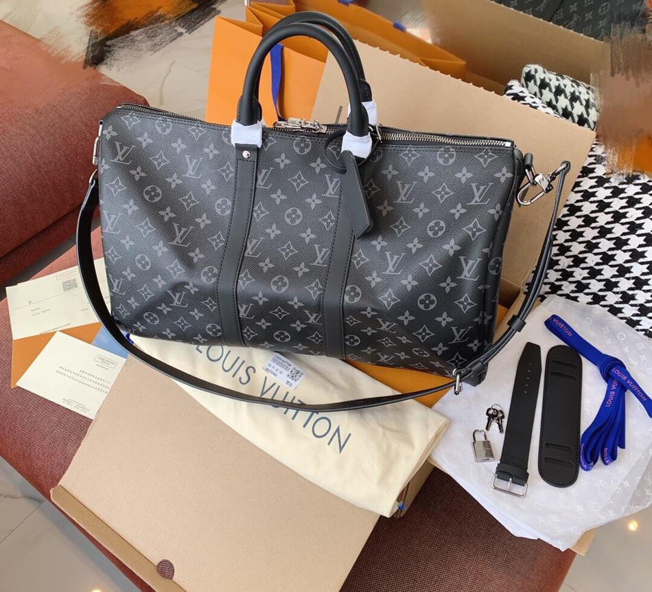 Louis Vuitton Keepall Bandoulière 45 Travel Bag M40569