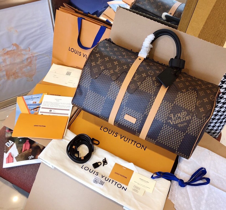 Louis Vuitton Keepall Bandoulière 50 Travel Bag N40360