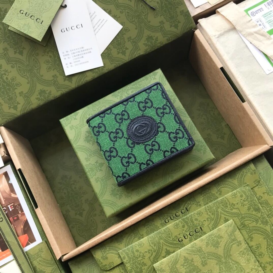 Gucci GG Diamond Check Pattern Card Holder