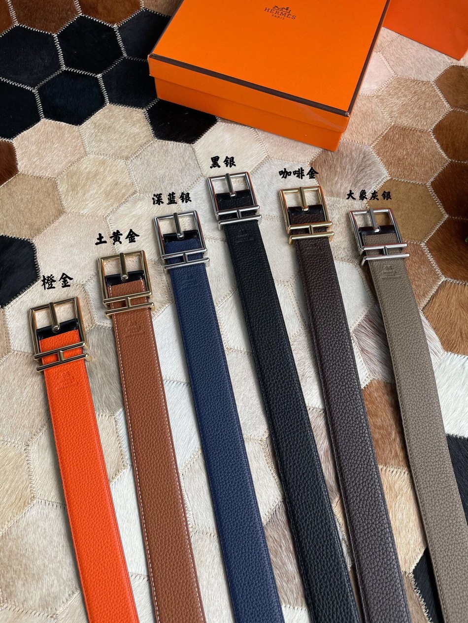 Hermes Nathan 32 PVD Reversible belt belt