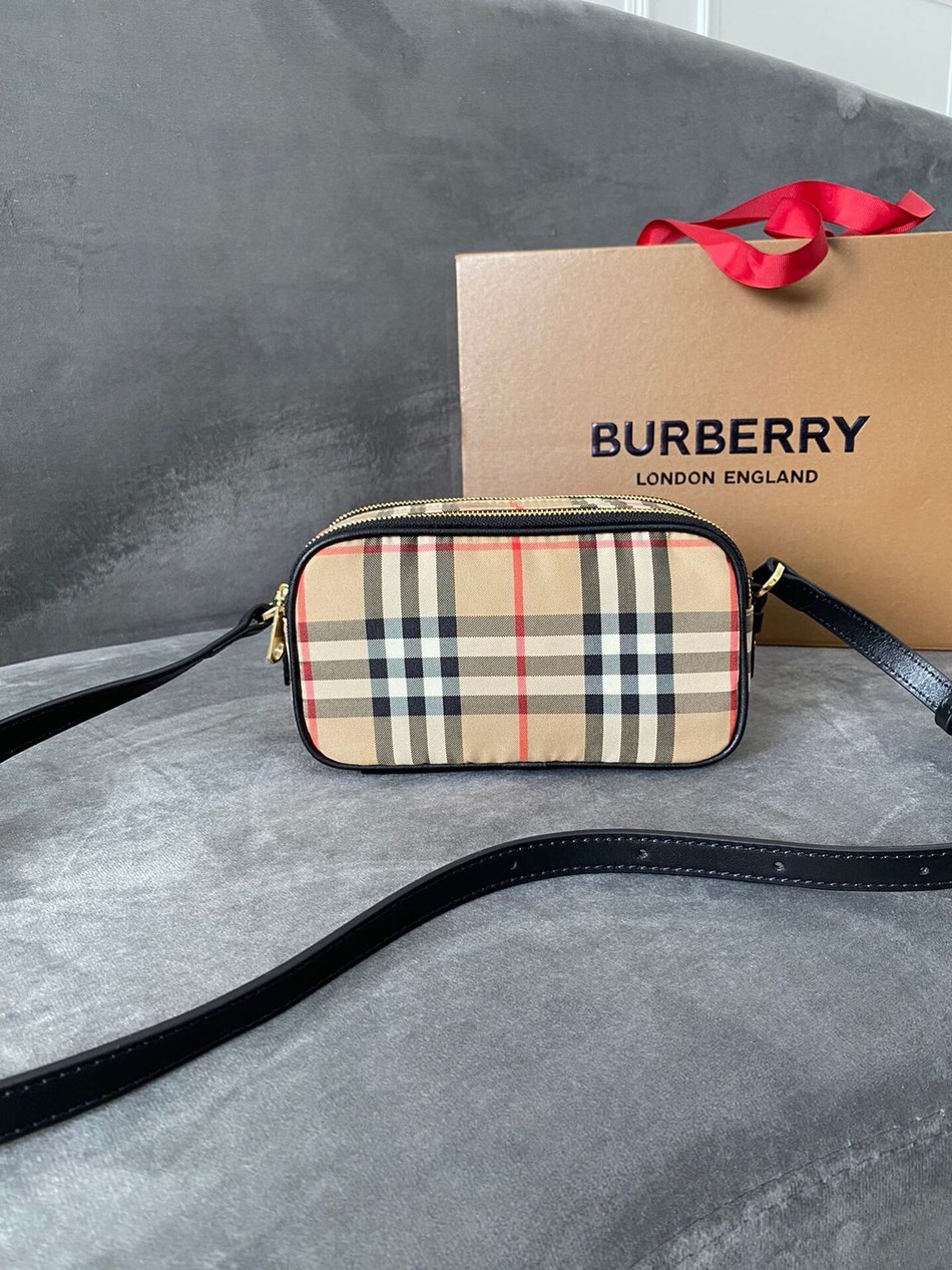 Burberry Vintage Check Camera Bag