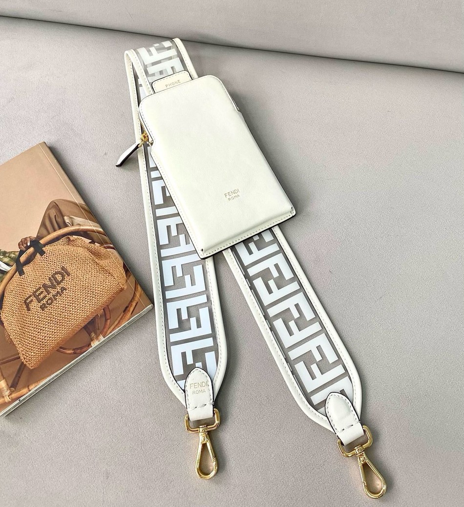 Fendi leather personalized phone case