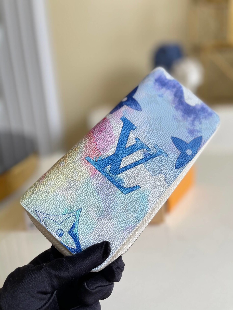 Louis Vuitton Zippy Vertical watercolor wallet M80499