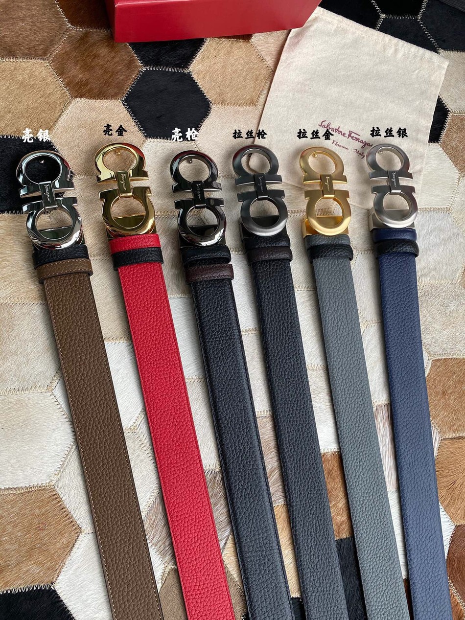 Ferragamo classic logo fashion 3.5cm belt