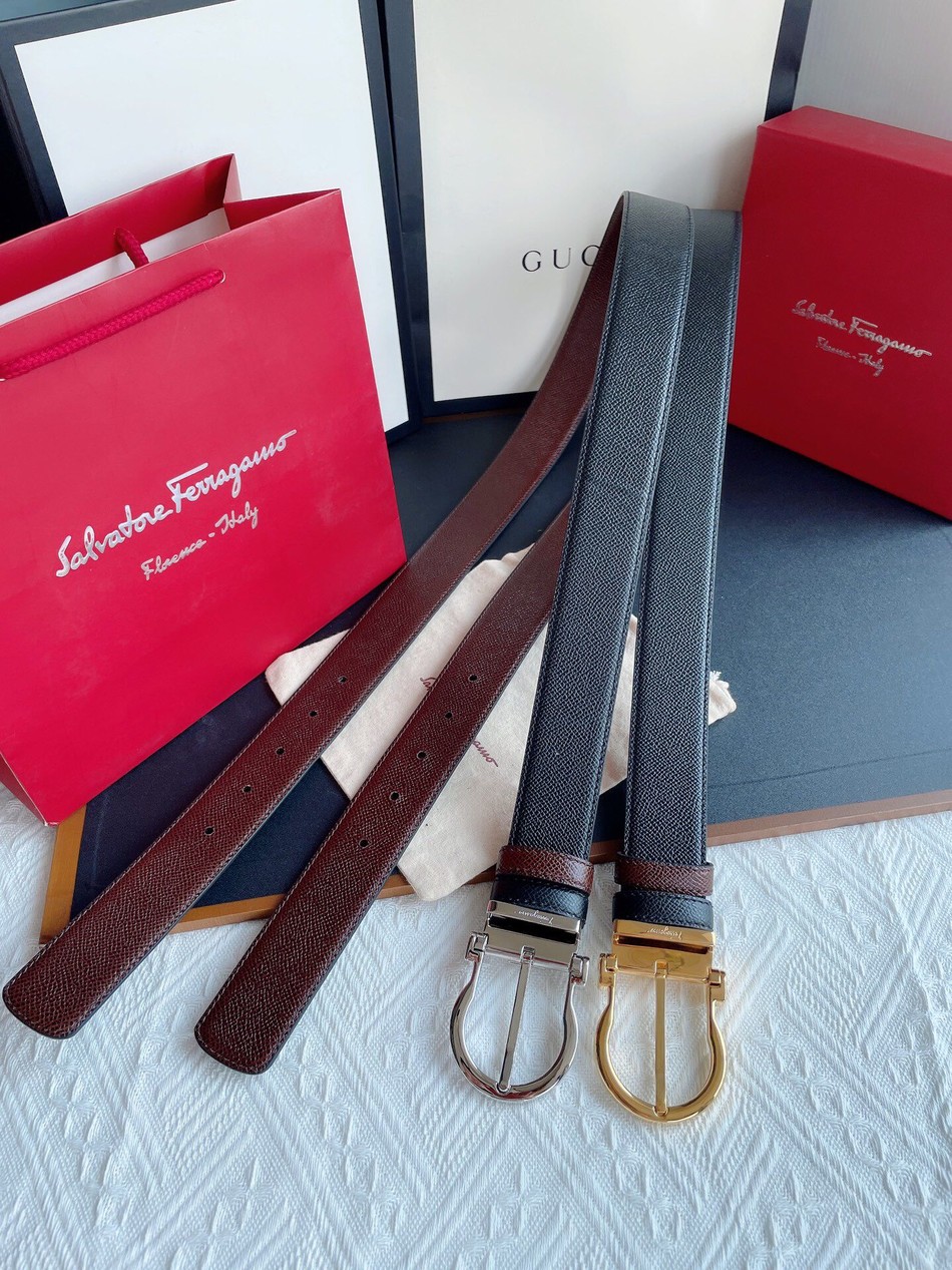 Ferragamo business elite/business expert men s 3.5cm belt