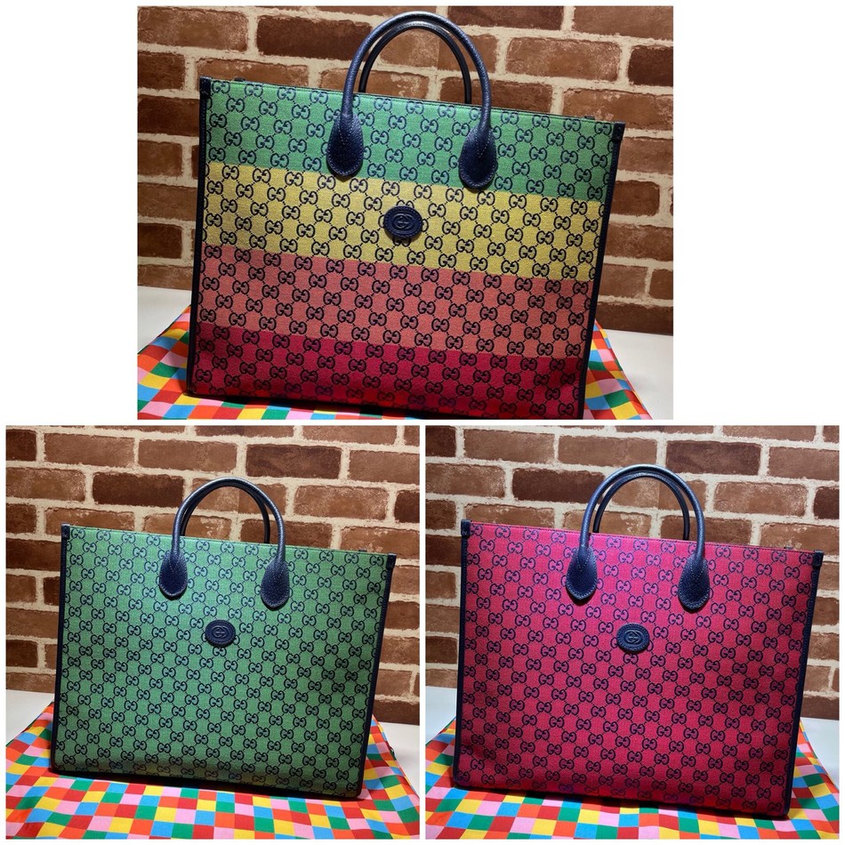 Gucci GG Multicolor series large tote bag