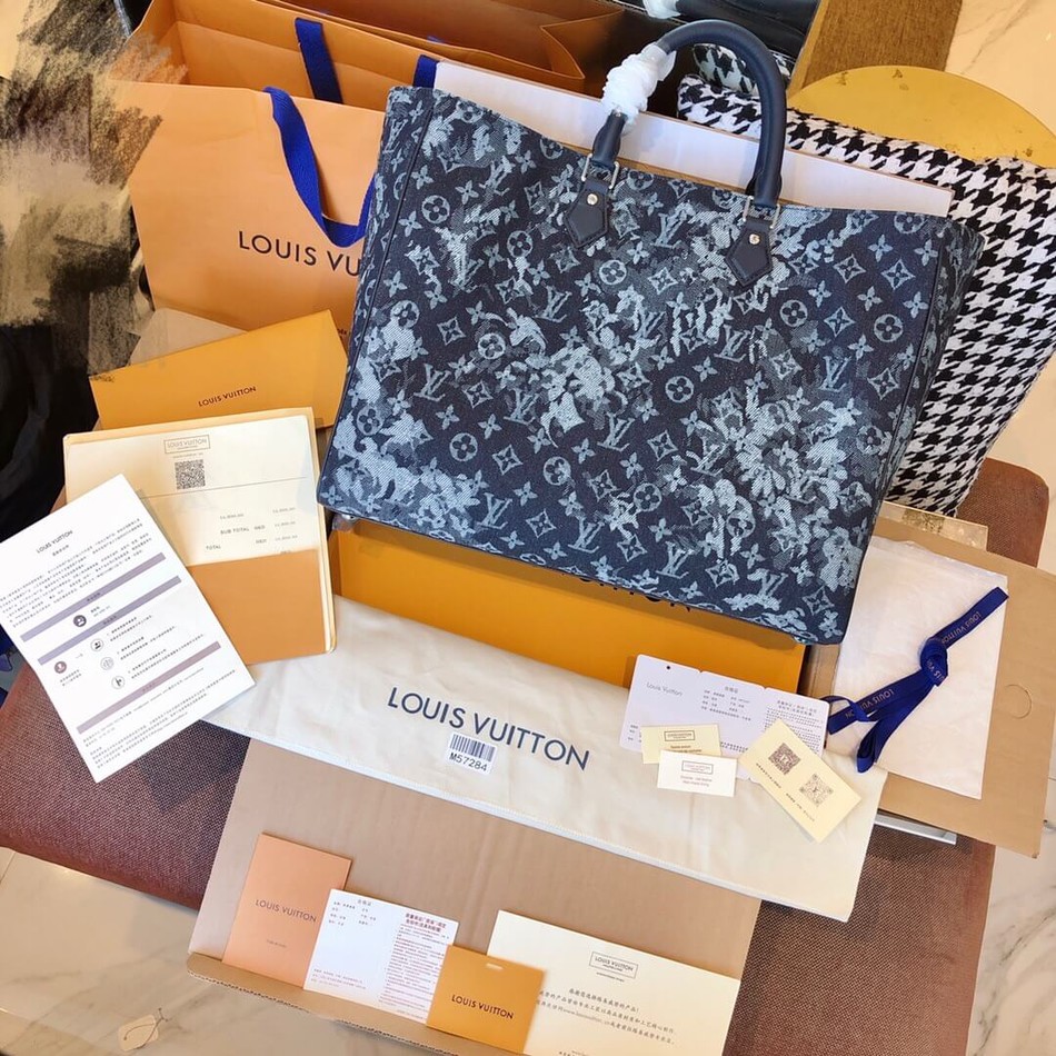 Louis Vuitton Grand Sac Denim Tote M57284