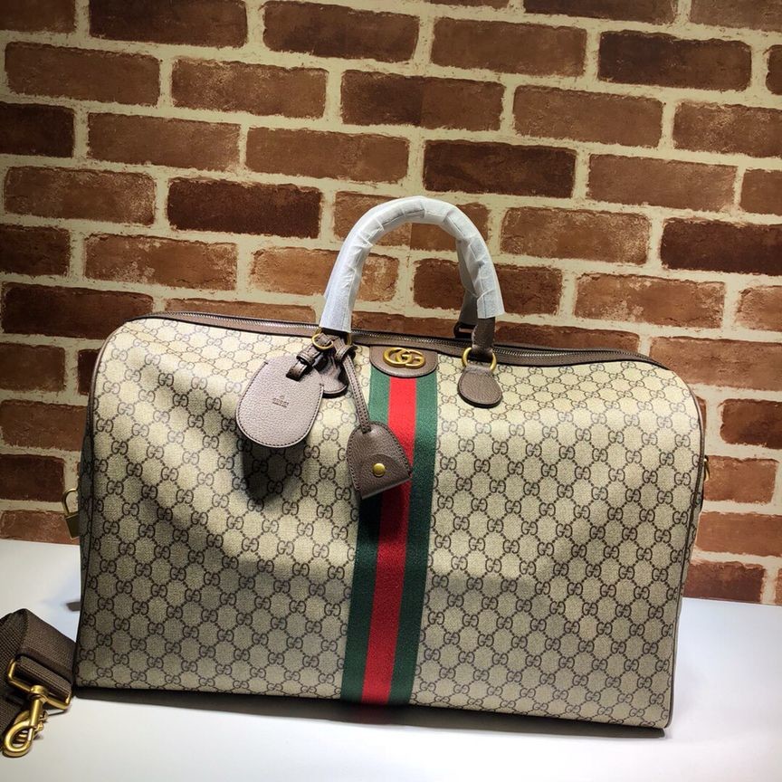 Gucci classic GG Logo pattern travel bag