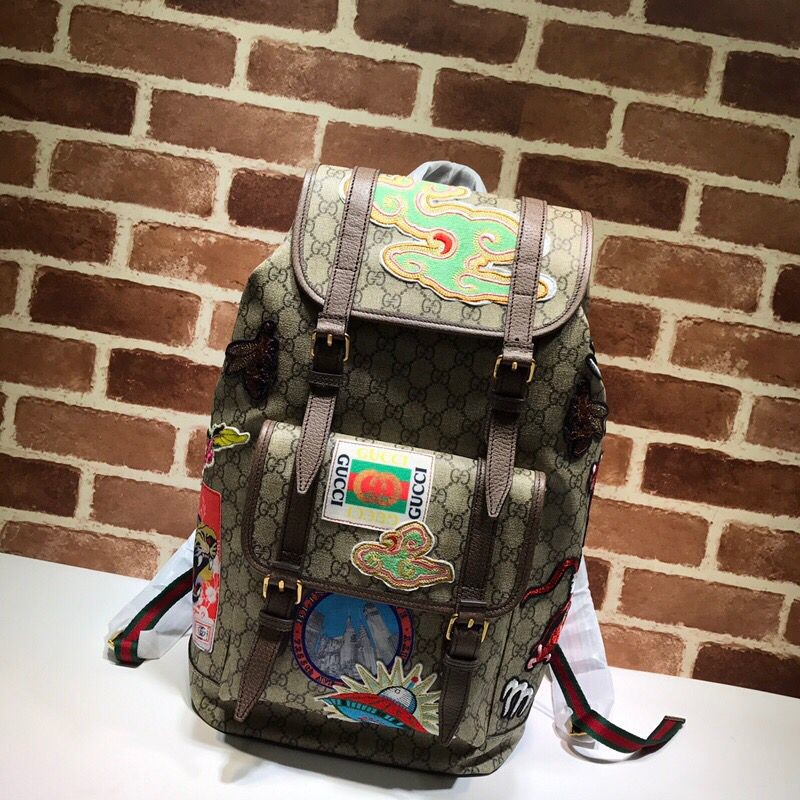 Gucci Courrier series soft canvas backpack
