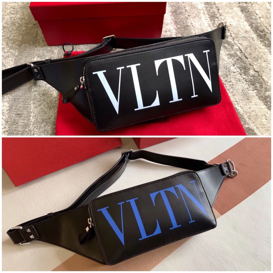 Valentino VLTN big logo graffiti personality belt bag