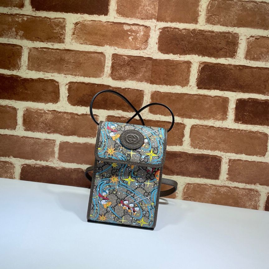 Gucci Disney x Gucci Donald Duck Print Mini Bag