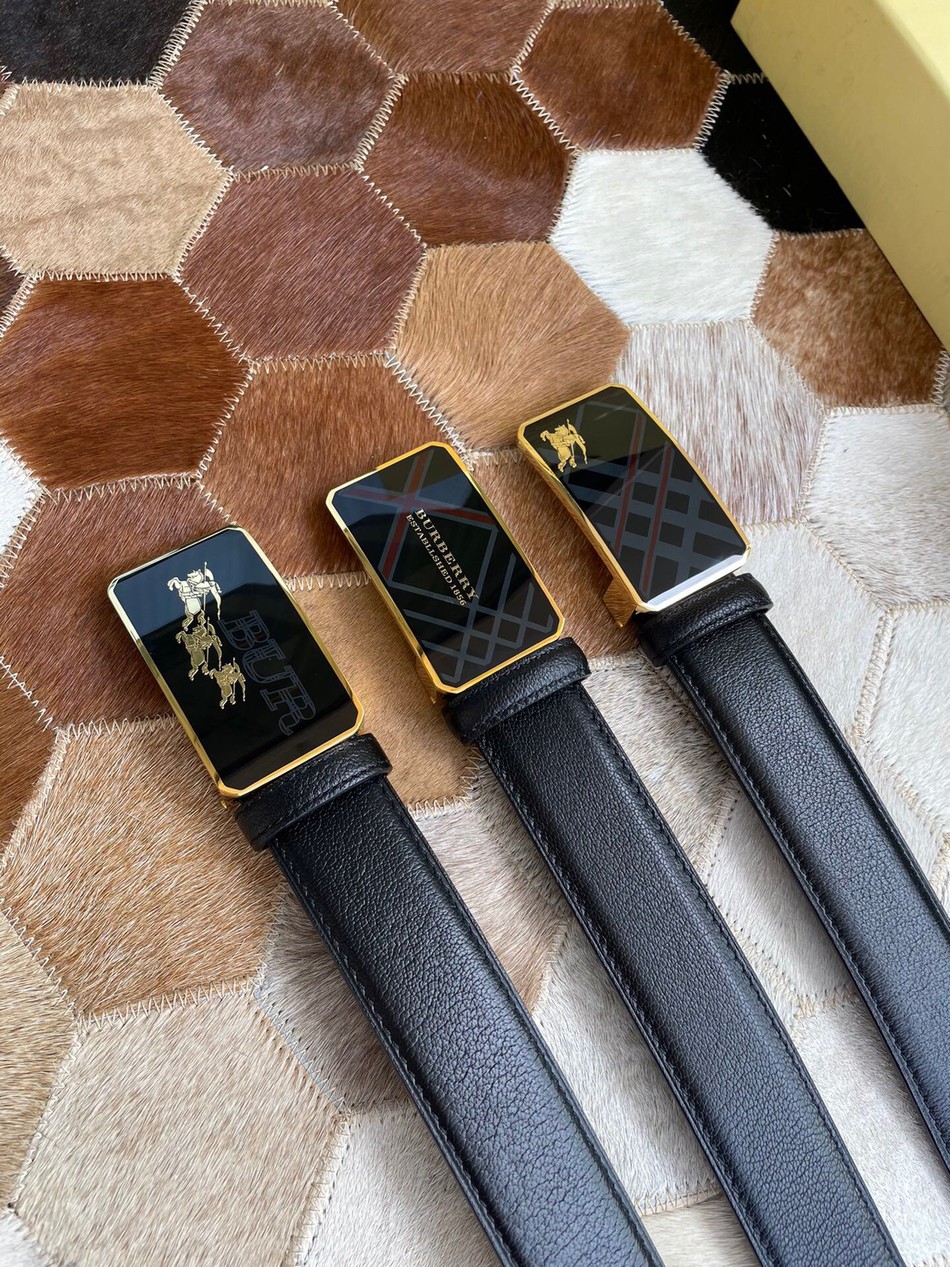 Burberry 3.5cm Men s Leather Belt