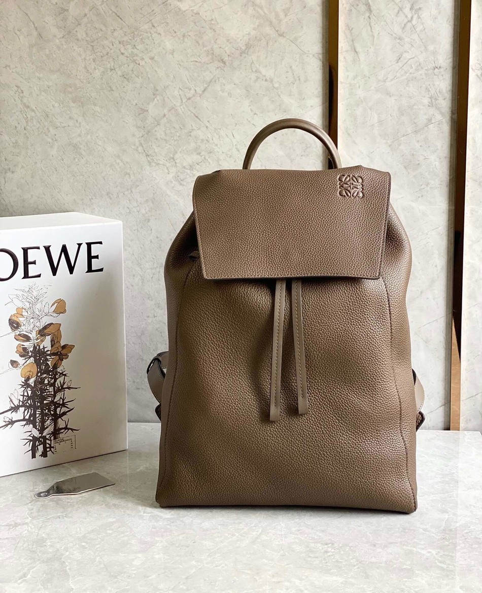 Loewe grained cowhide drawstring backpack