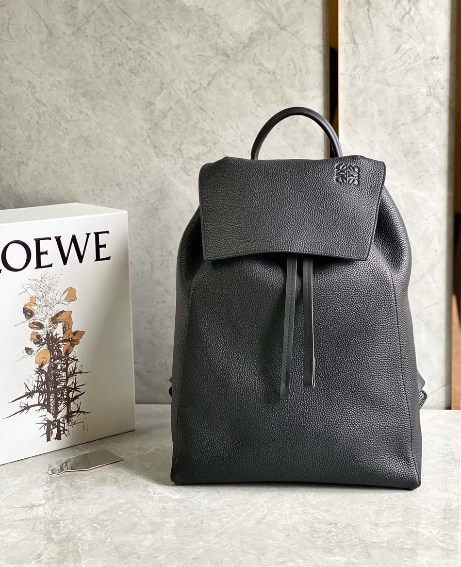 Loewe grained cowhide drawstring backpack