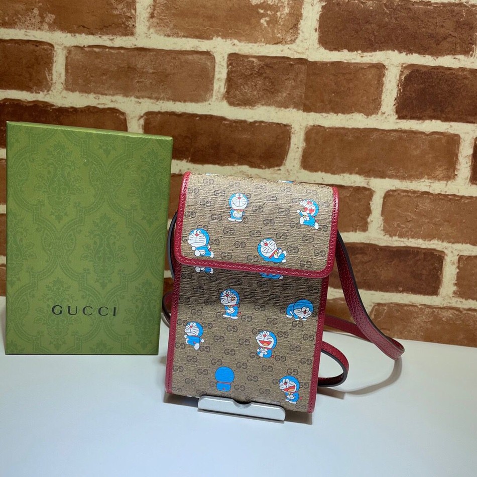 Gucci Doraemon series mobile phone bag