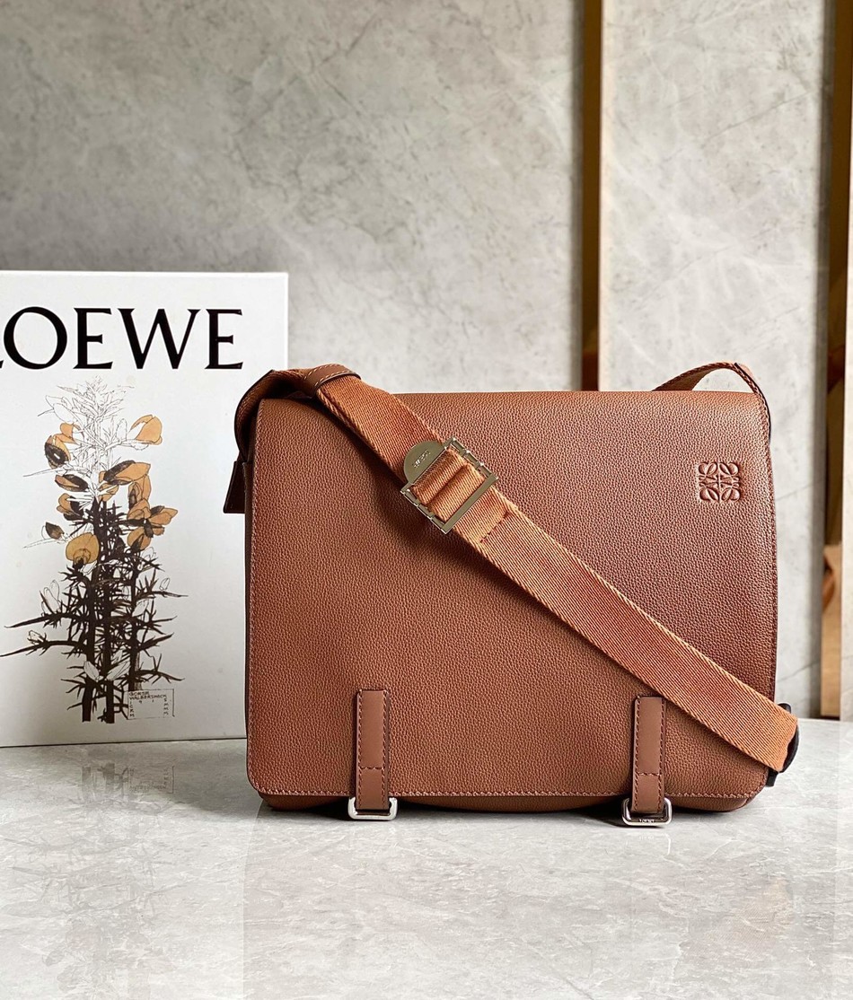 Loewe soft grained calfskin messenger bag B553A14X03