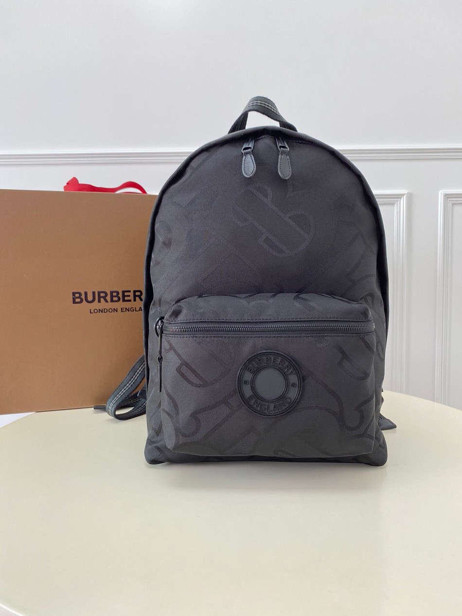 Burberry embellished Thomas Bur Logo pattern jacquard backpack