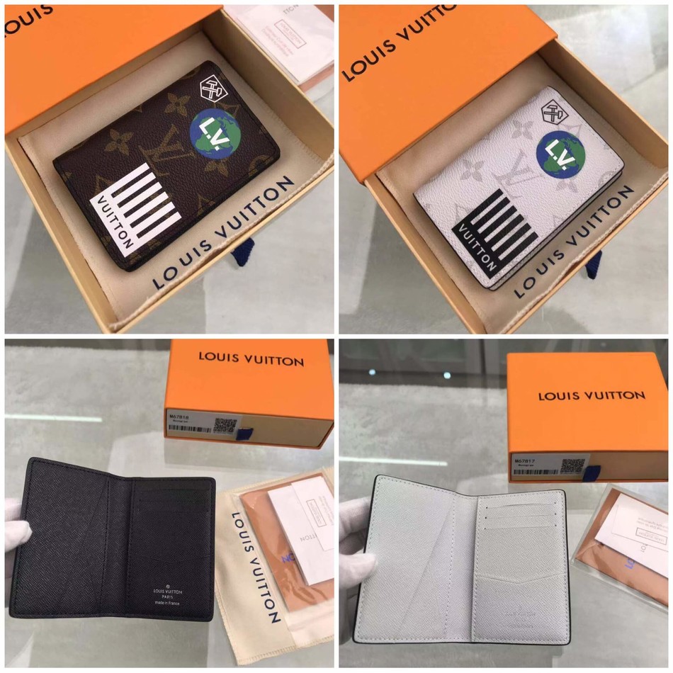 Louis Vuitton Pocket Wallet M67817 M67818