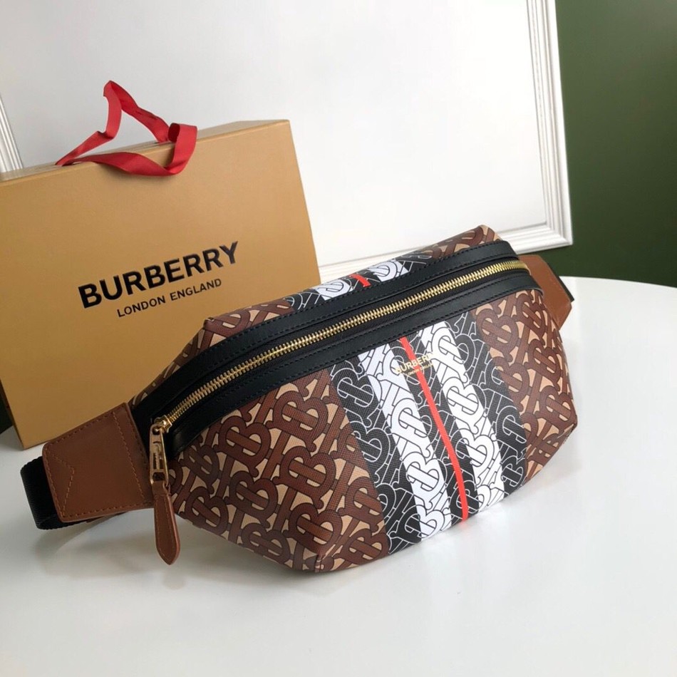 Burberry eco-canvas material belt bag