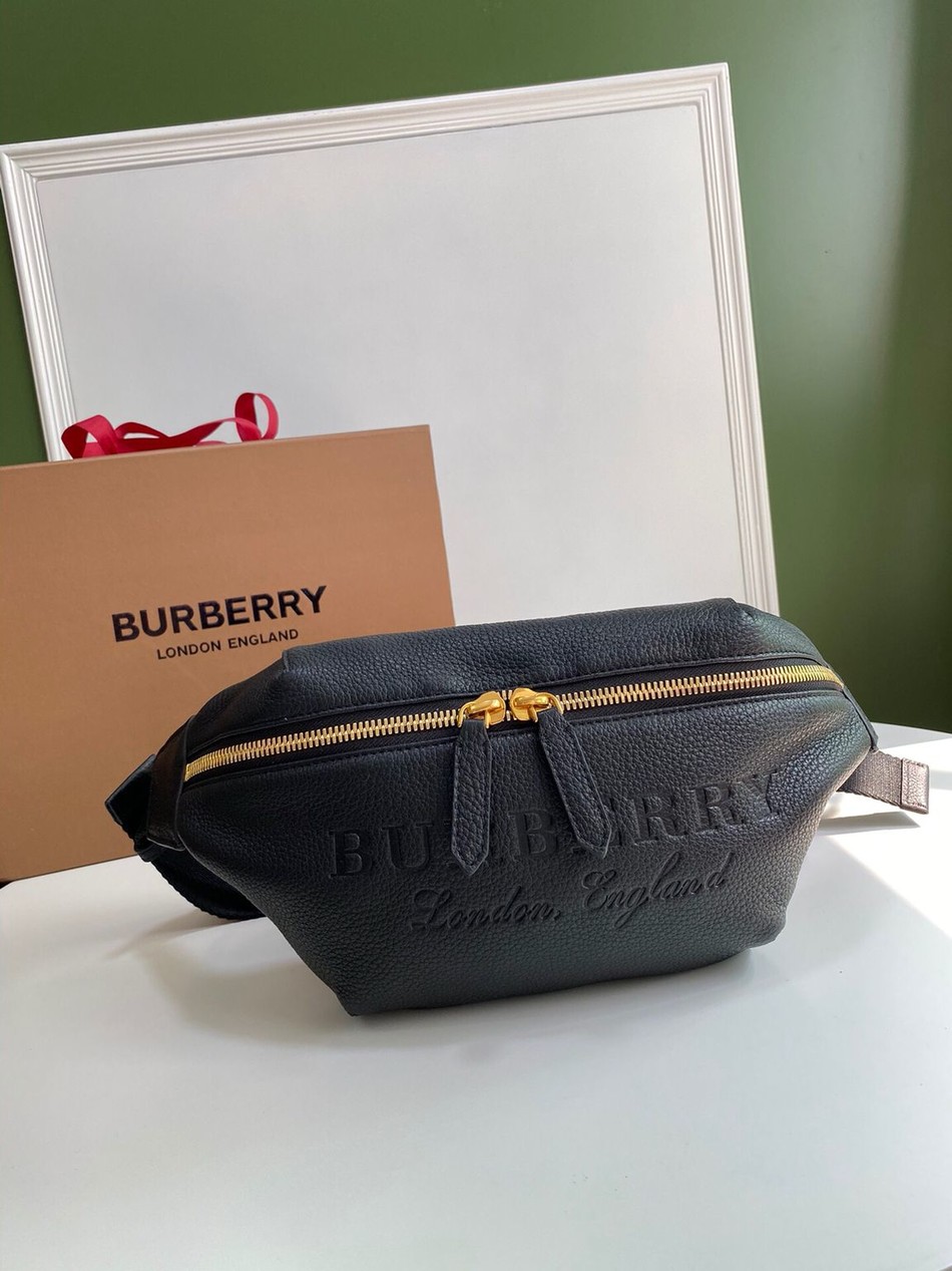Burberry graffiti leather belt bag