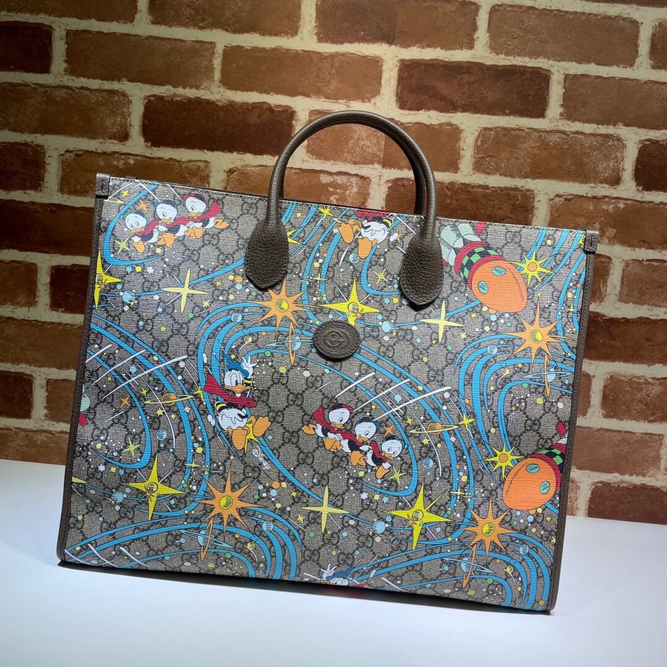 Gucci Disney x Gucci Donald Duck print tote bag