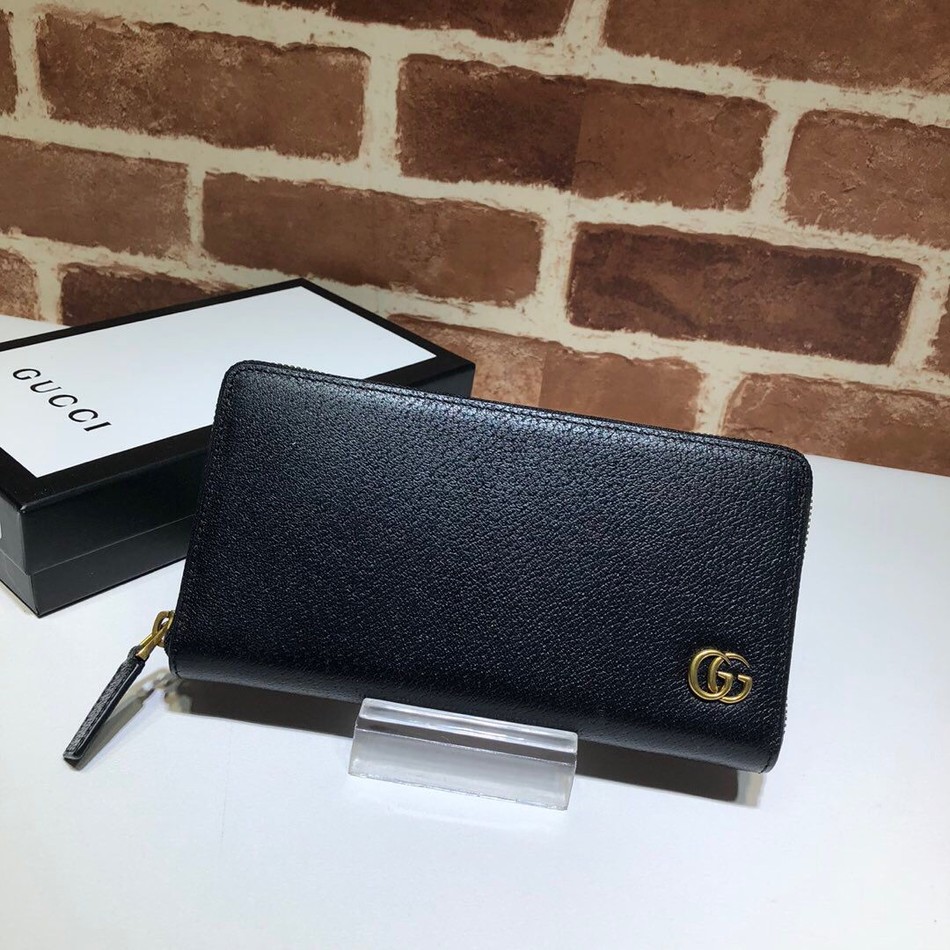 Gucci GG Marmont series full zip wallet