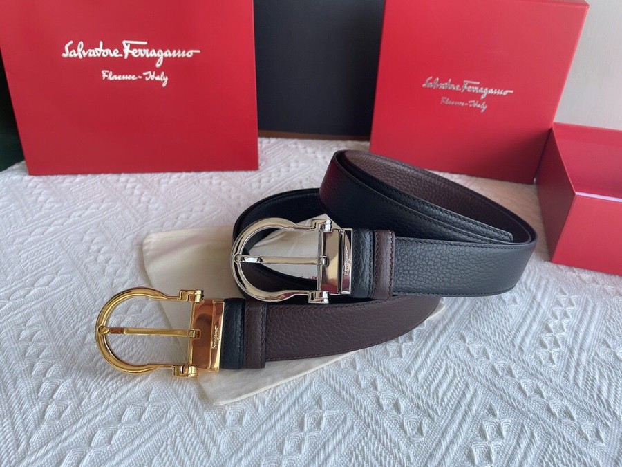 Ferragamo Reversible cowhide belt 3.5cm