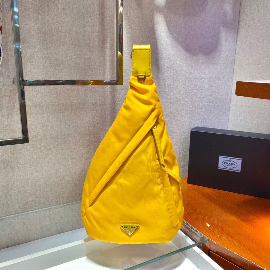 Prada Men s and women s handbags 2VZ092 yellow