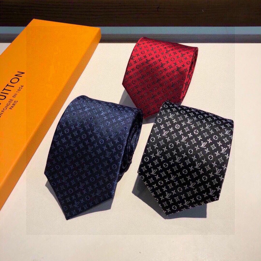 Louis Vuitton 100% top jacquard silk presbyopia tie