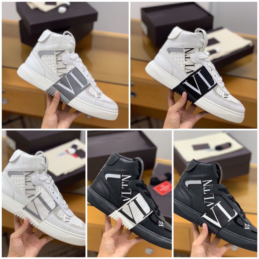 Valentino Men s sneakers with VLTN logo straps
