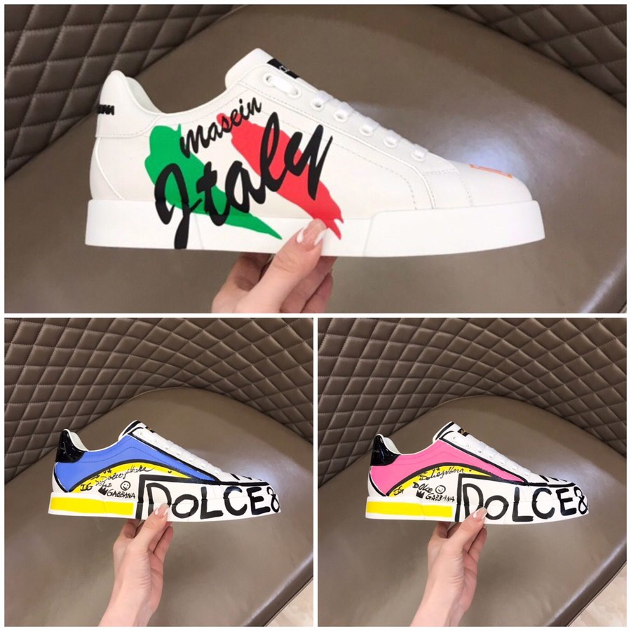 Dolce & Gabbana PORTOFINO graffiti series sneakers