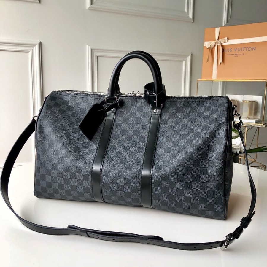 Louis Vuitton Keepall Bandoulière 45 travel bag N41418