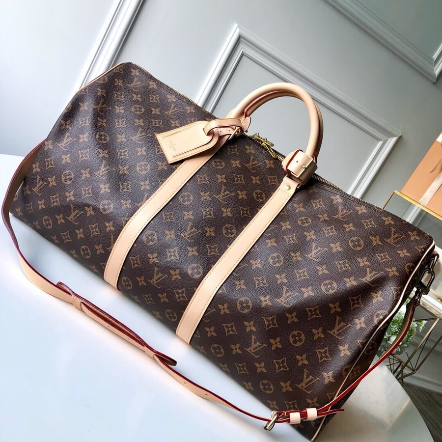 Louis Vuitton Keepall Bandoulière 55 travel bag M41414