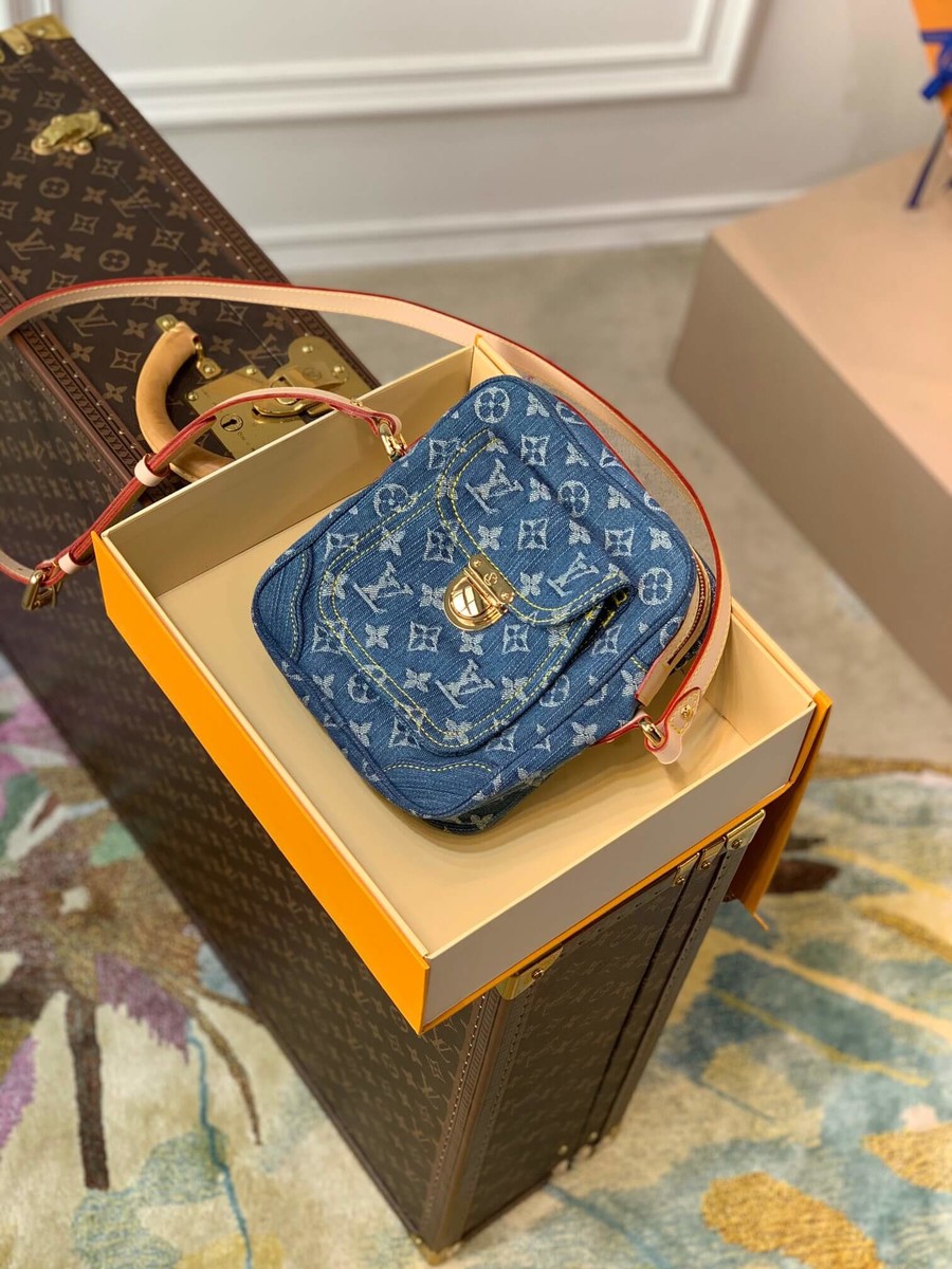 Louis Vuitton Used denim crossbody bag M95348