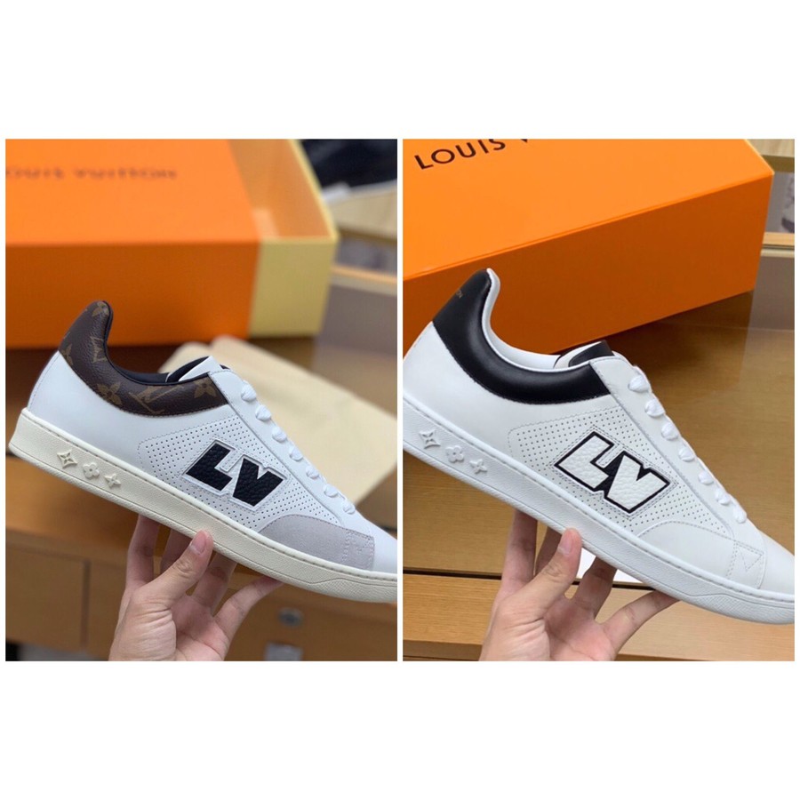 Louis Vuitton White leather men s sneakers
