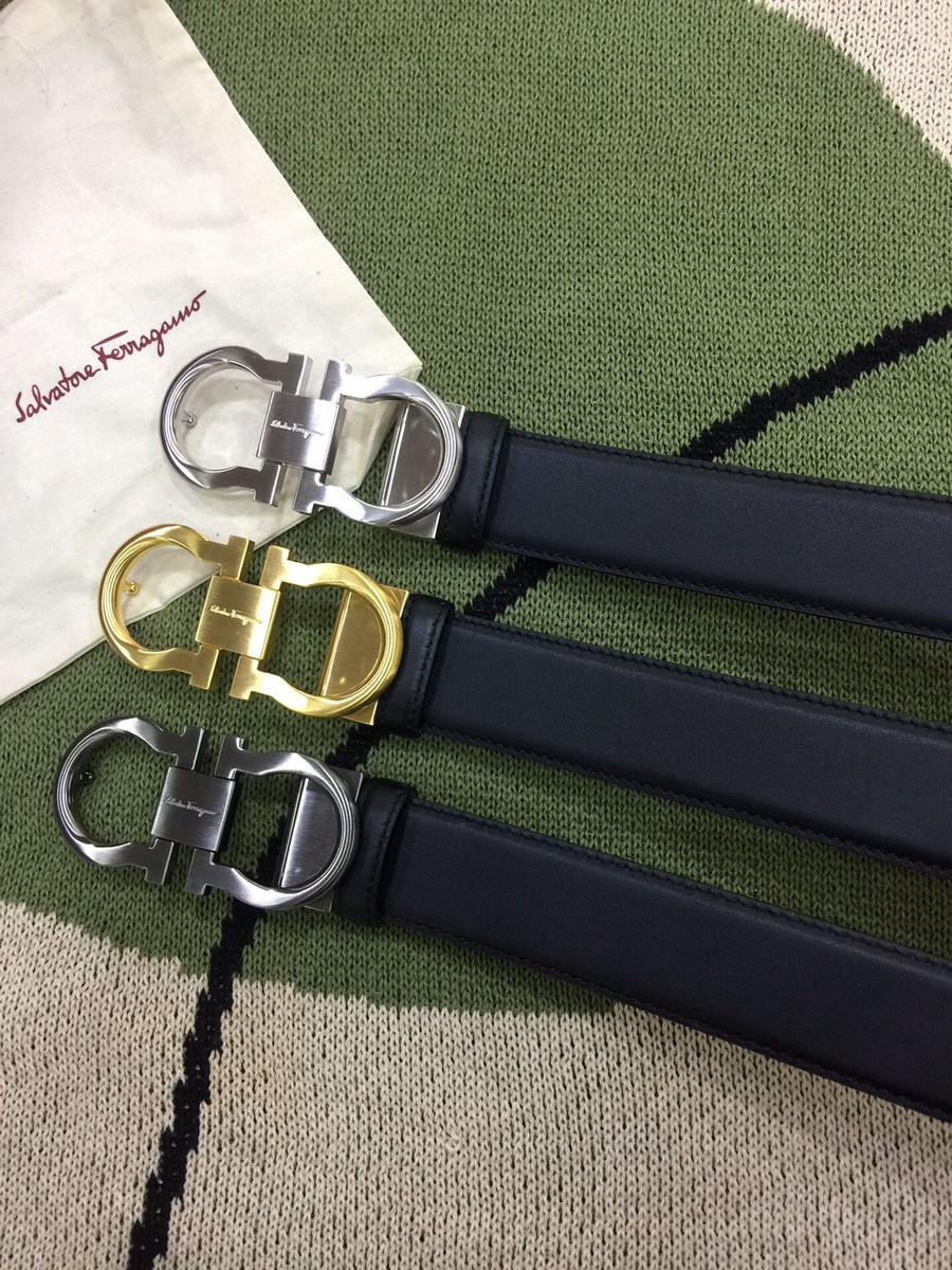 Ferragamo 3.5cm Gancio with leather belt