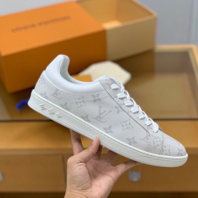 Louis Vuitton Monogram Eclipse canvas men s casual shoes