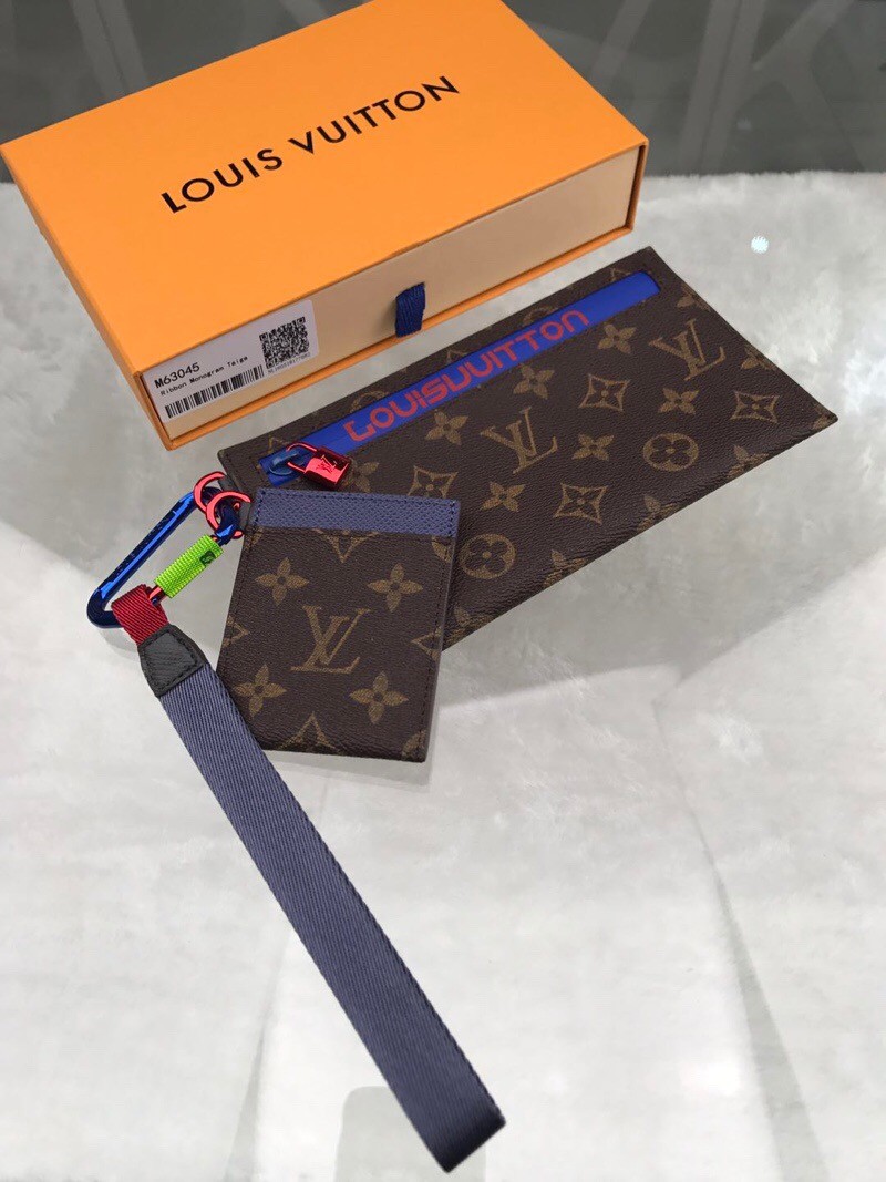 Louis Vuitton Pouch Multi-case 18ss Limited Ribbon Canvas Men M63045