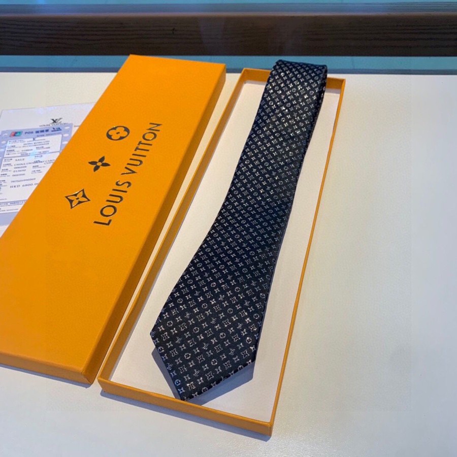 Louis Vuitton Monogram pattern silk tie