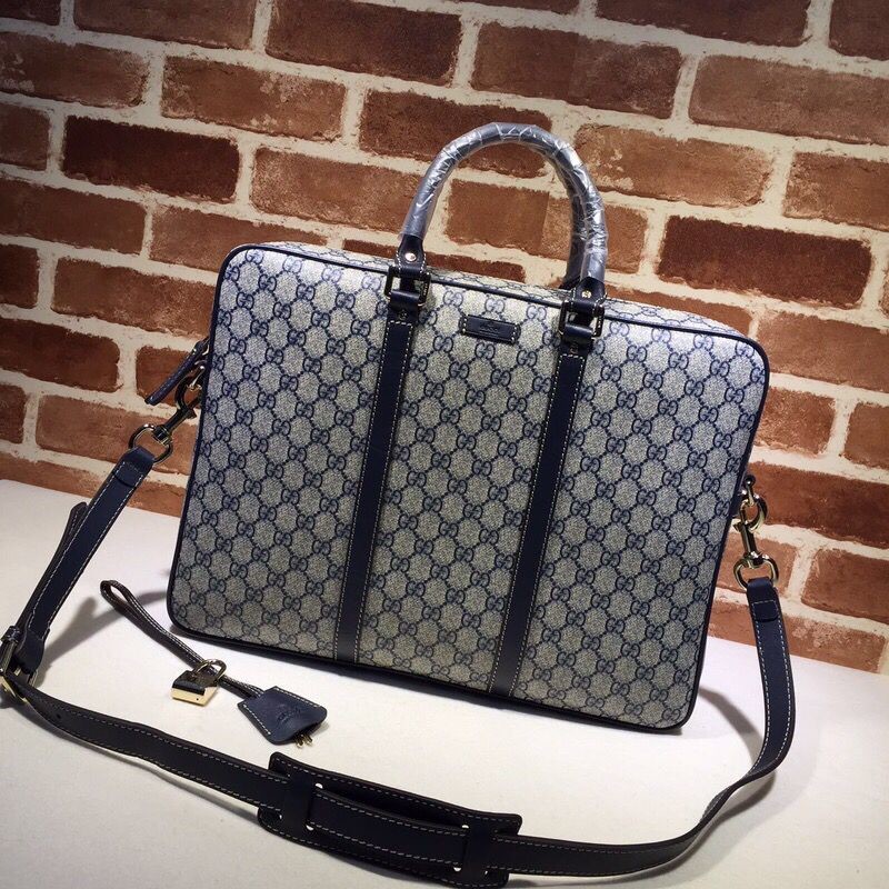 Gucci GG canvas portable messenger briefcase 201480