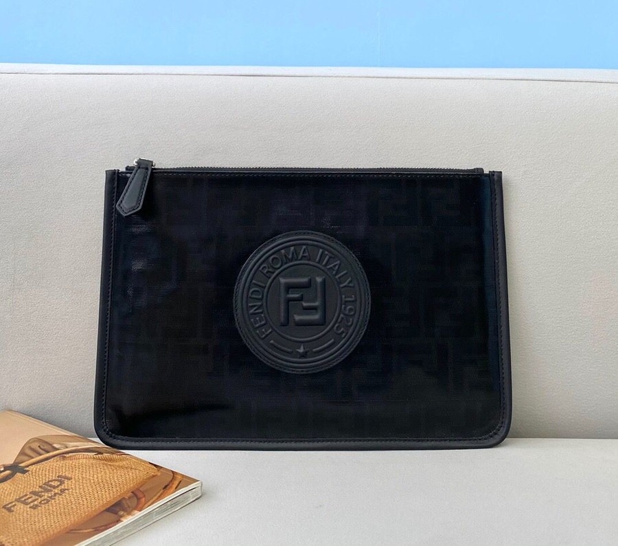 Fendi Calfskin Thin Clutch 680