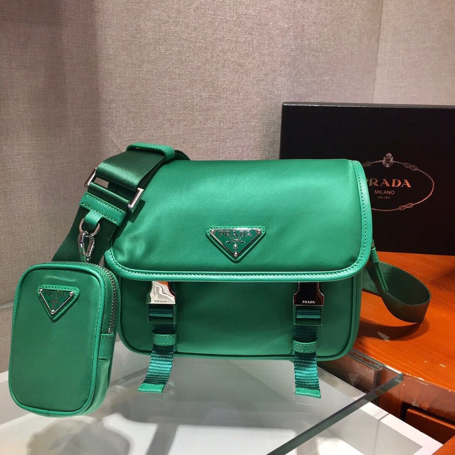 Prada Three-in-one combination messenger bag 2VD034 green